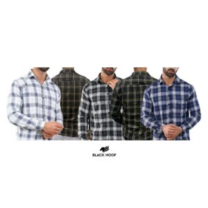 Classic Men’s Check Shirt Pack (Set of 5)