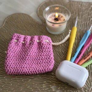 Crochet Potli Airpod Pouch