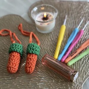 Crochet Stick Lip Balm Cover Charm